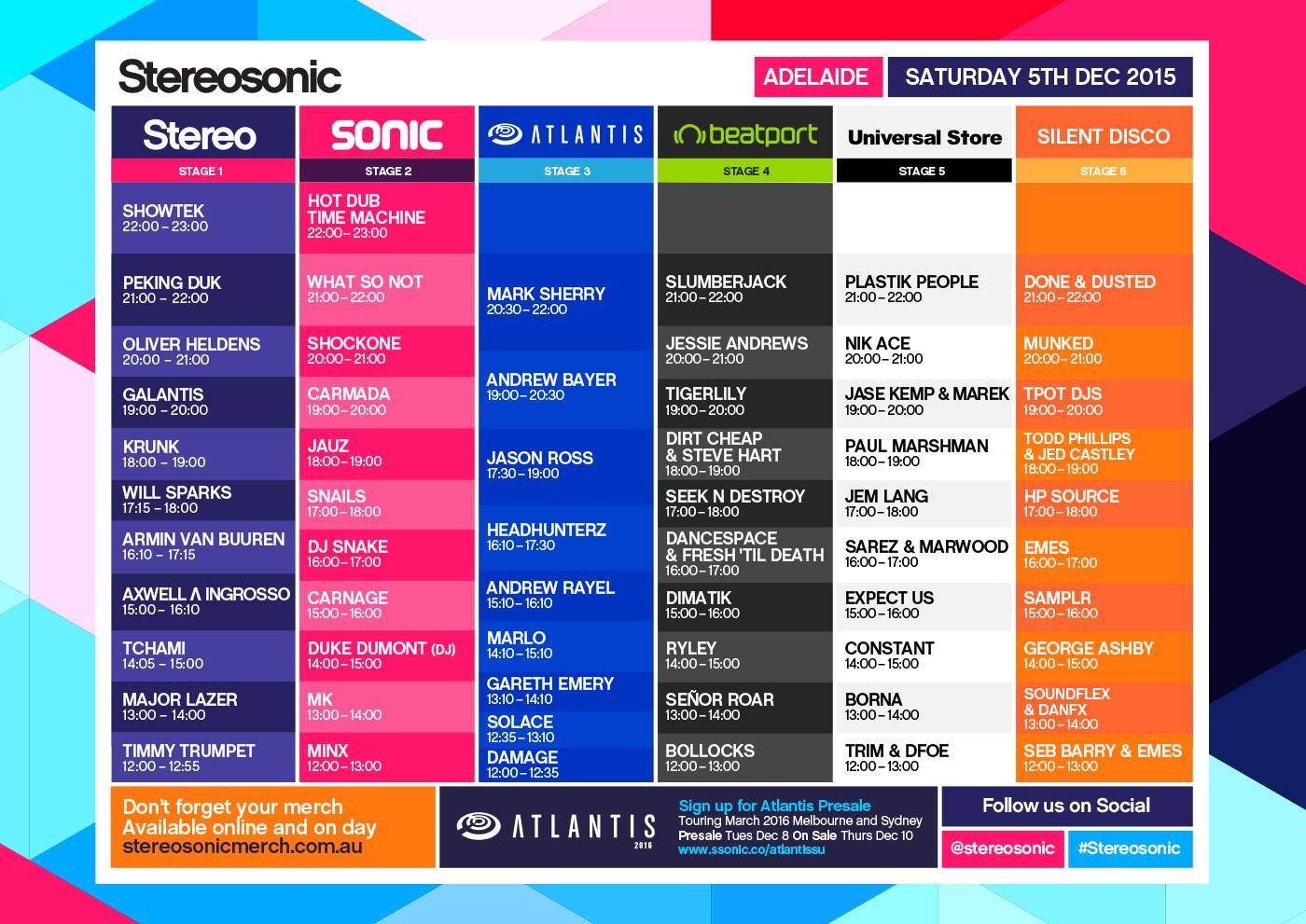 Stereosonic Adelaide Eventalaide